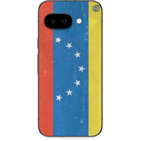Venezuela Flag Distressed Google Pixel 9a Skin